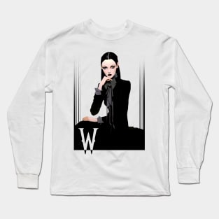 Wednesday Addams Fashion Long Sleeve T-Shirt